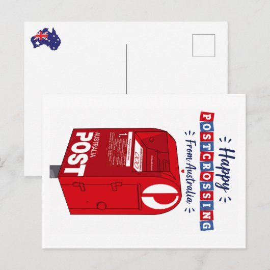 PostCrossing ansichtkaart Briefkaart (Voorkant / Achterkant)