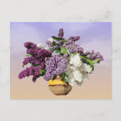 Postcrossing - Boeket van Lilacs Feestdagenkaart (Voorkant)