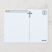 Postcrossing - Christelijk Cross Briefkaart (Achterkant)