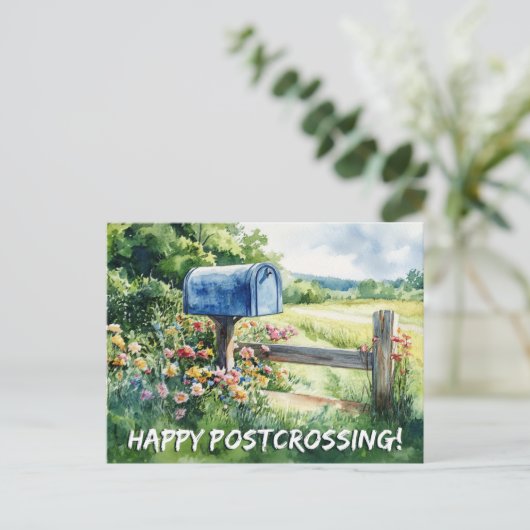 Postcrossing Country Mailbox - Briefkaart (Staand voorkant)