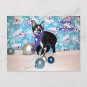 Postcrossing - Cowboy's Christmas - Kat Briefkaart (Voorkant)