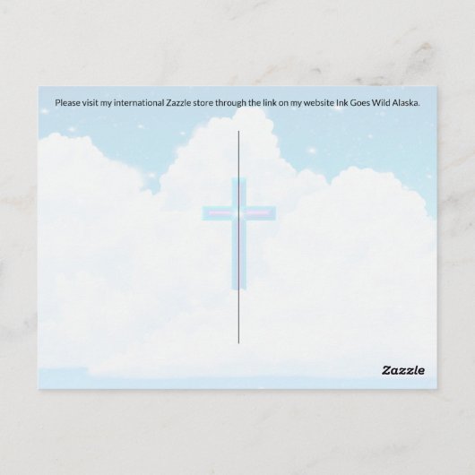 Postcrossing Cross - Briefkaart (Achterkant)