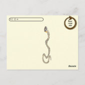 Postcrossing - Den of Snakes Briefkaart (Achterkant)