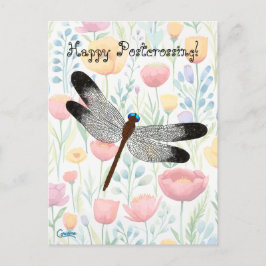 Postcrossing Dragonfly - Briefkaart