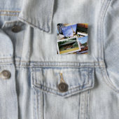 Postcrossing fan badge vierkante button 5,1 cm (In situ)