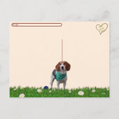 Postcrossing - Foxhound Postcard Feestdagenkaart (Achterkant)