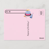 Postcrossing - Gelukkig Verjaardag -  Kat Briefkaart (Achterkant)