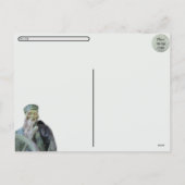 Postcrossing - Ghost Pirate Halloween Postcard Feestdagenkaart (Achterkant)