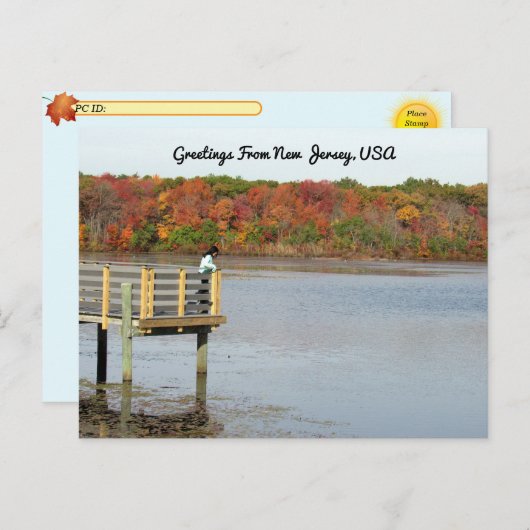 Postcrossing - Herfstgedachten - Helmetta NL Briefkaart (Voorkant / Achterkant)