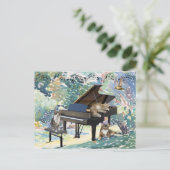 Postcrossing - Het Meowy Musical Briefkaart (Staand voorkant)