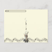 Postcrossing - Het Meowy Musical Briefkaart (Achterkant)