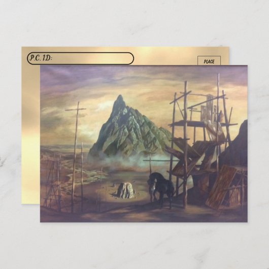 Postcrossing - Het Zwarte Paard - John Atherton Briefkaart (Voorkant / Achterkant)