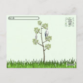 Postcrossing - Houtooievaar en Juvenielen Briefkaart (Achterkant)