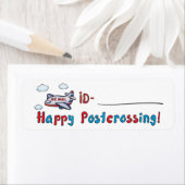 Postcrossing ID Label - Air (Insitu)