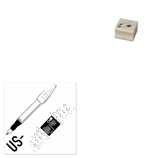 Postcrossing ID stamp for US postcards Rubberstempel (Gestempeld)