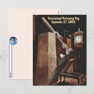 Postcrossing - Internationale Dag van de Astronomi Feestdagenkaart