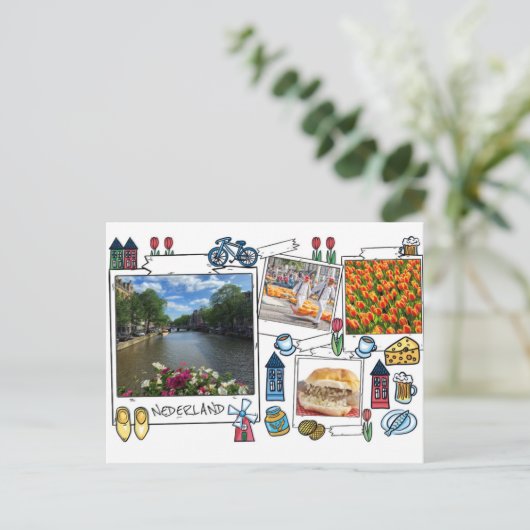 Postcrossing kaart Nederland / Nederland (Staand voorkant)