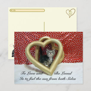 Postcrossing Love Quote met in de hoofdrol Lilo Ca Briefkaart