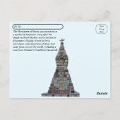 Postcrossing - Monument of the States - Florida Briefkaart (Achterkant)