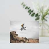 Postcrossing - Mountainbike Briefkaart (Staand voorkant)