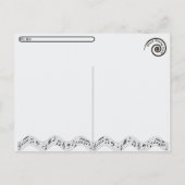 Postcrossing - Musical Dancer Briefkaart (Achterkant)