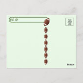 Postcrossing Patton Plays Football - Cat Briefkaar Briefkaart (Achterkant)