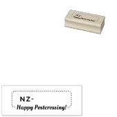 Postcrossing Postcard ID NZ New Zealand Rubberstempel (Gestempeld)