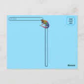 Postcrossing - Prachtig leguaan Briefkaart (Achterkant)