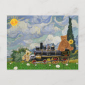 Postcrossing - Reizende teddyberen Feestdagenkaart (Voorkant)