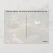 Postcrossing Rode Vrachtwagen - Briefkaart (Achterkant)