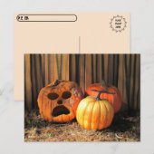 Postcrossing - Rotten Pumpkins Halloween Briefkaar Briefkaart (Voorkant / Achterkant)