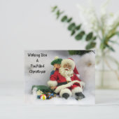 Postcrossing - Santa Takes a Tumble Briefkaart (Staand voorkant)