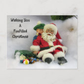 Postcrossing - Santa Takes a Tumble Briefkaart (Voorkant)