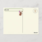 Postcrossing - Schattige ezel Briefkaart (Achterkant)