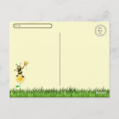 Postcrossing Schattigee bloemengroeten uit Briefka Briefkaart (Achterkant)