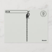 Postcrossing - Spooky Witch Halloween Briefkaart (Achterkant)