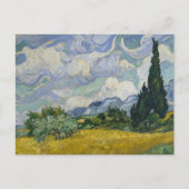 Postcrossing - Tarwevelden met cipressen Van Gogh Briefkaart (Voorkant)
