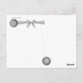 Postcrossing - Teak the Bearded Dragon Christmas Briefkaart (Achterkant)