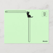 Postcrossing - The Grey Stray - Cat Briefkaart (Achterkant)