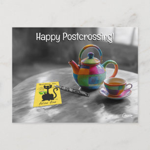 Postcrossing thee - Briefkaart