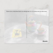 Postcrossing thee - Briefkaart (Achterkant)