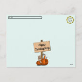 Postcrossing Tito Taz & Annie's 2025 Thanksgiving  Feestdagenkaart (Achterkant)