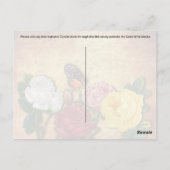 Postcrossing Vlinder - Briefkaart (Achterkant)