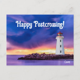 Postcrossing Vuurtoren - Briefkaart