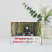 Postcrossing - Weerwolf / Wolfman Verkoper Briefkaart (Staand voorkant)