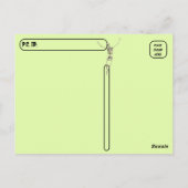 Postcrossing - Weerwolf / Wolfman Verkoper Briefkaart (Achterkant)