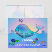 Postcrossing Whale - Briefkaart (Voorkant / Achterkant)