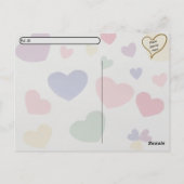 Postcrossing - Wyatt de kat's Gespreksharten Briefkaart (Achterkant)