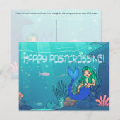 Postcrossing Zeemeermin - Briefkaart (Voorkant / Achterkant)
