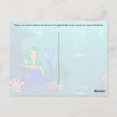 Postcrossing Zeemeermin - Briefkaart (Achterkant)